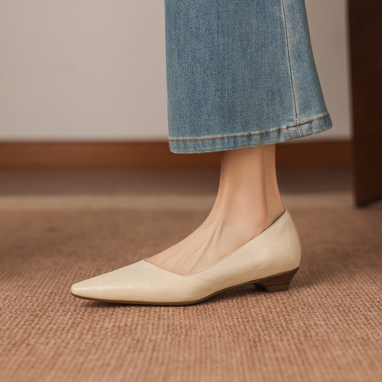 Brisa Genuine Leather Pumps