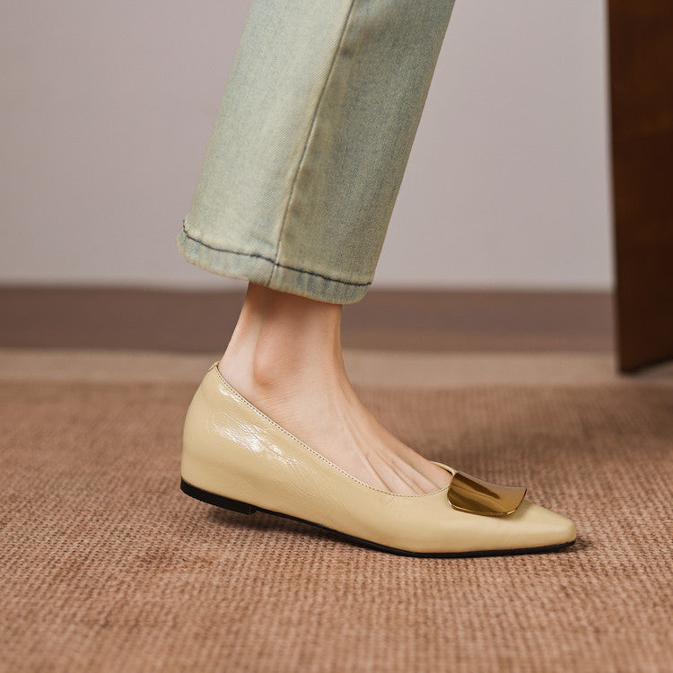 Lorea Genuine Leather Flats