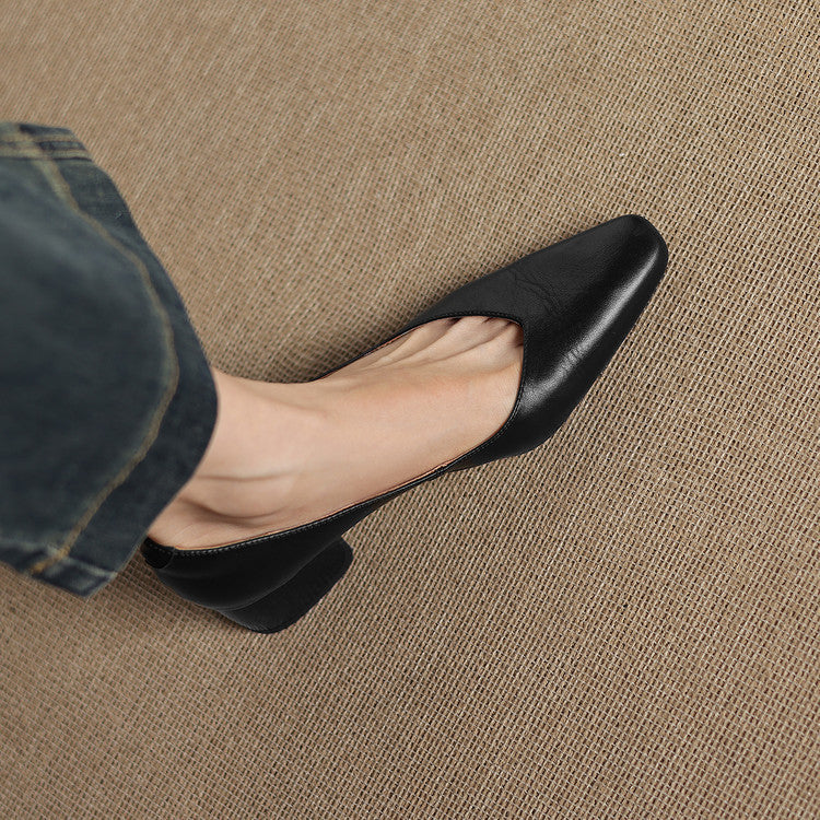 Milla Genuine Leather Heels