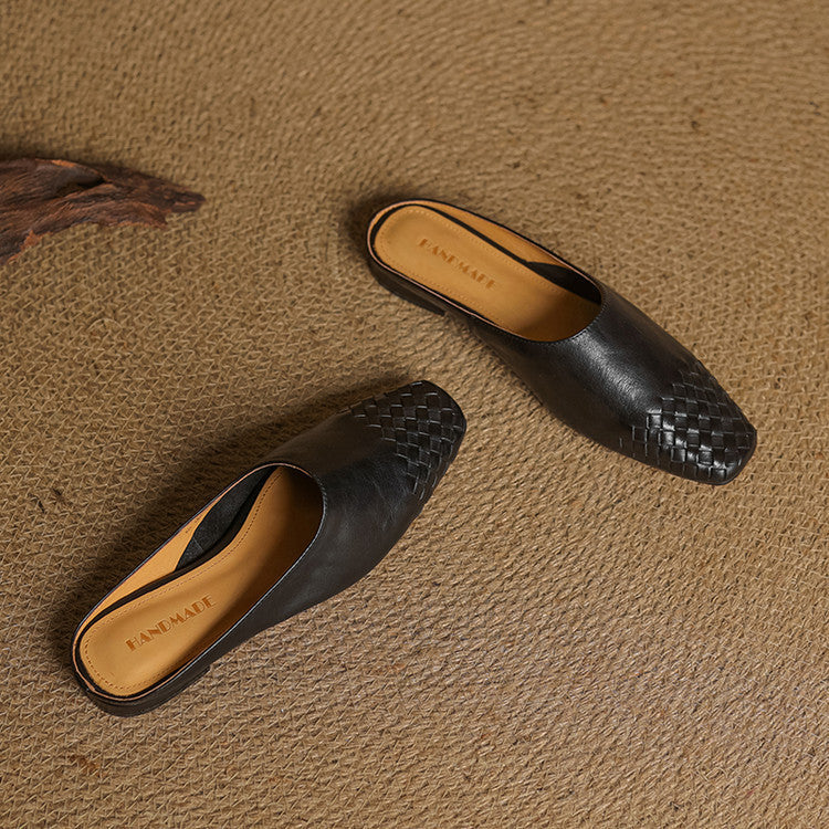 Velsa Genuine Leather Mules