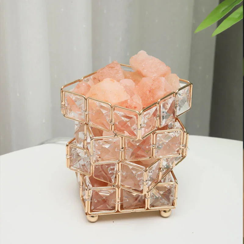 Rubik's Cube Crystal Table Lamp