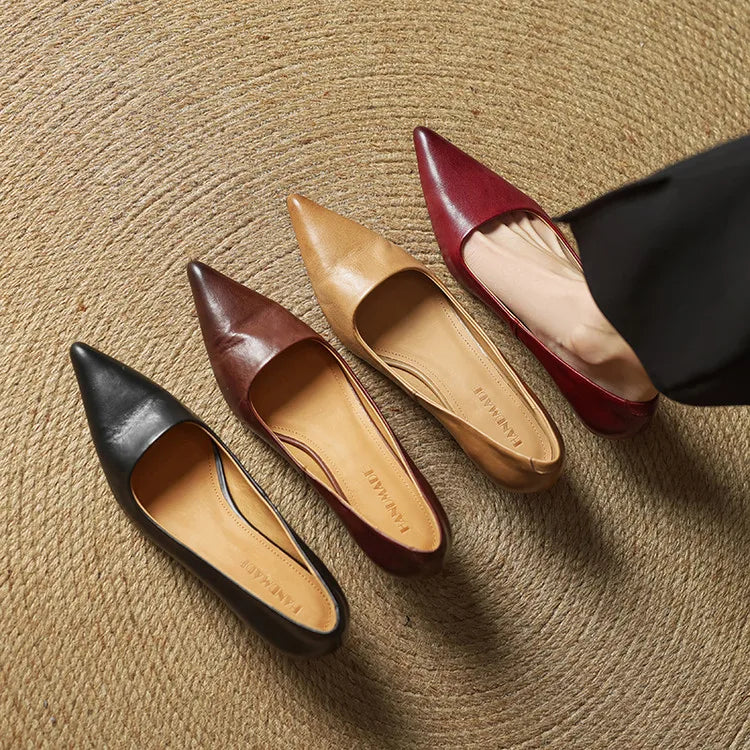 Amar Genuine Leather Heels
