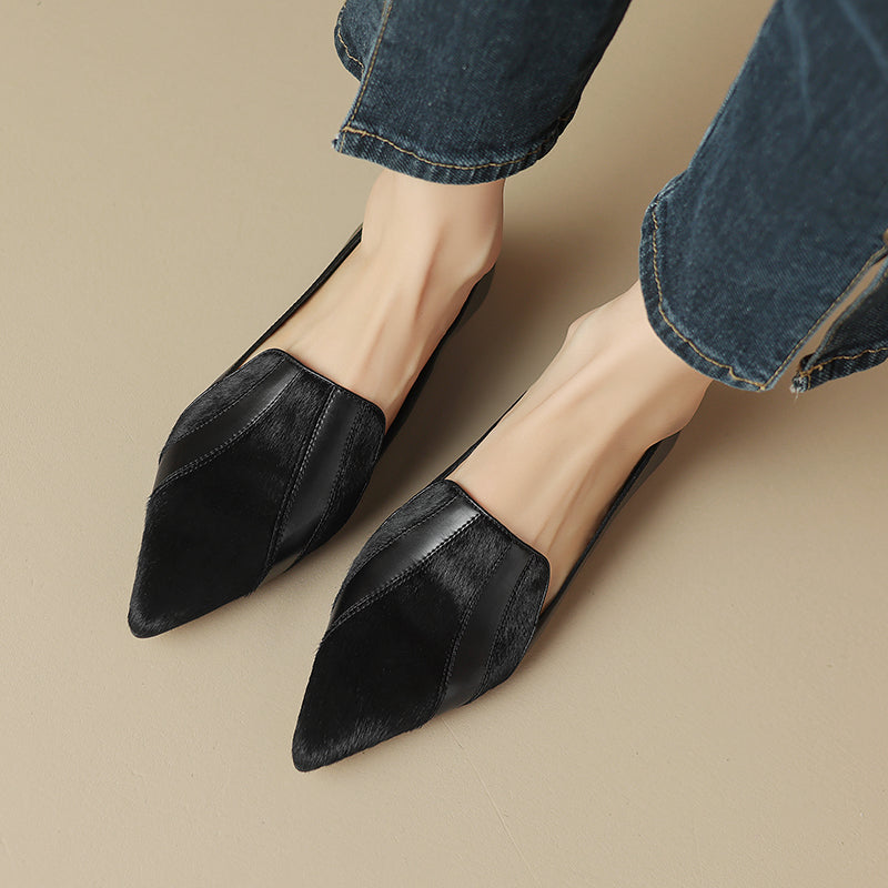 Kiara Genuine Leather Flats