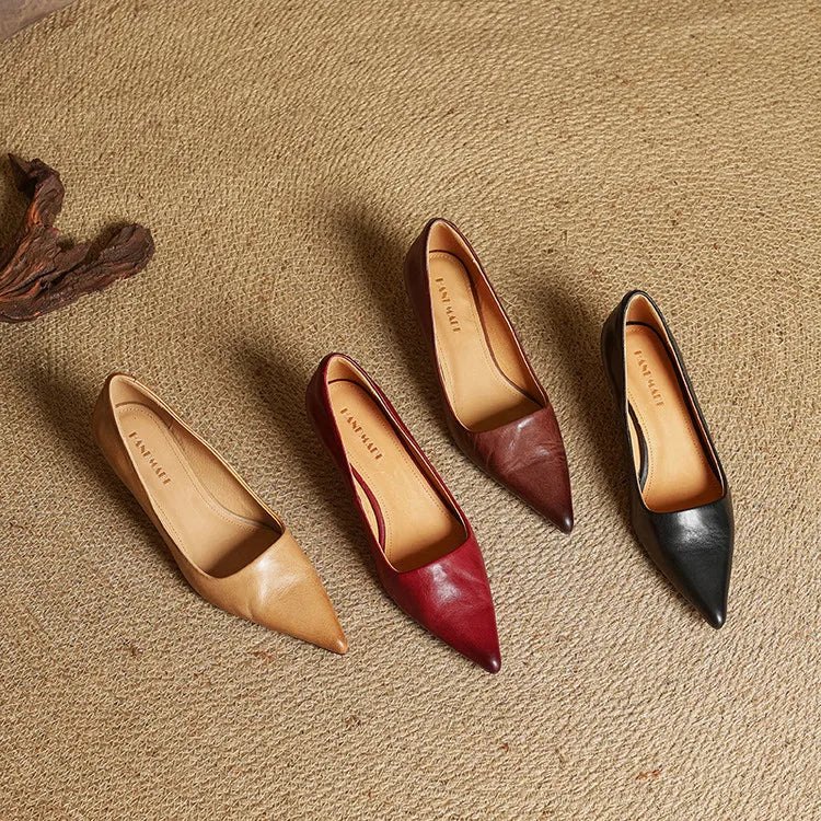 Amar Genuine Leather Heels