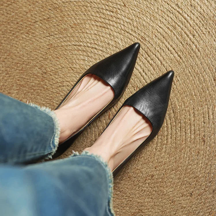 Amar Genuine Leather Heels