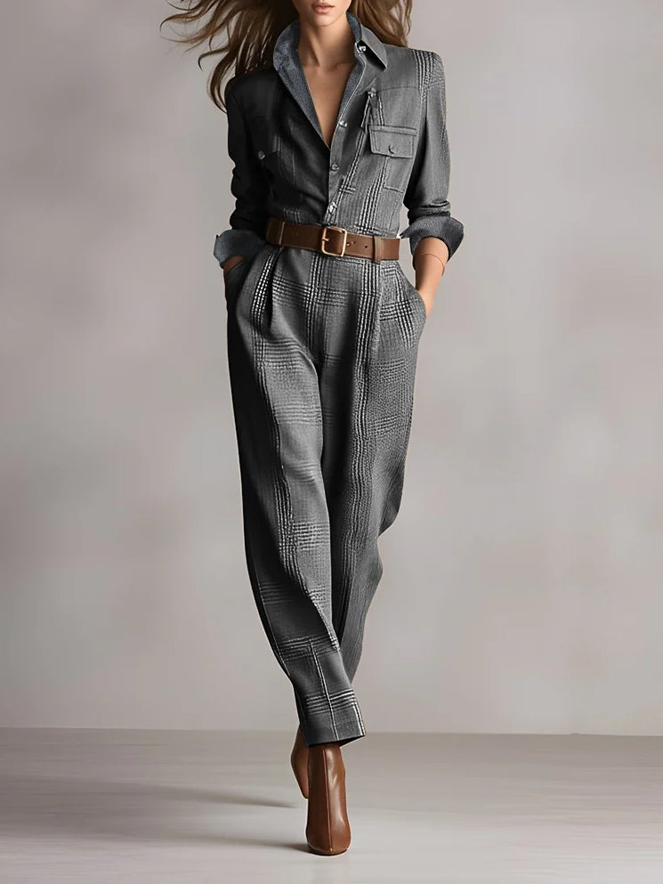 Hadley Tweed Utility Jumpsuit