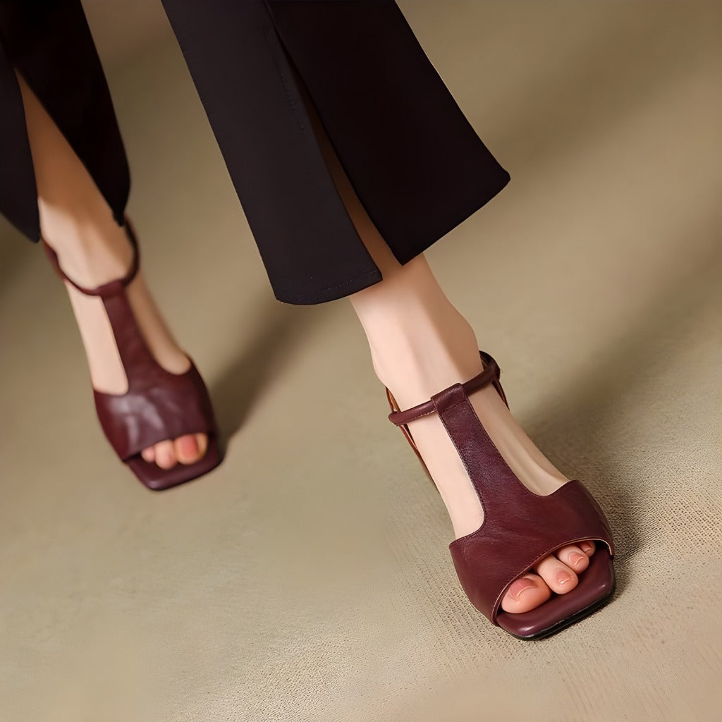 Zavia Genuine Leather Sandals