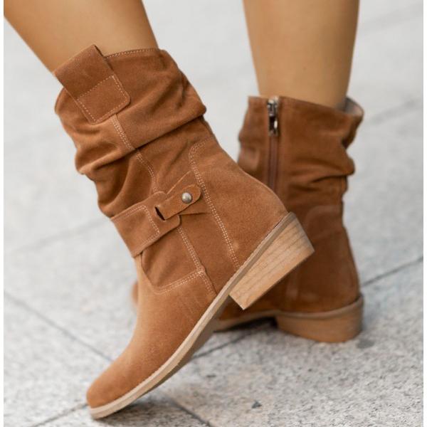 Leather-Style Boots